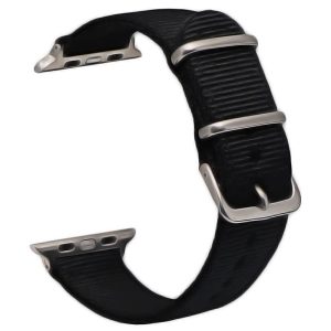 Plain nylon Apple Watch strap