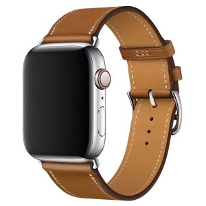 Leather Single Tour Deployment Buckle Apple Watch